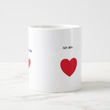 Mug spécial avec citation en allemand.