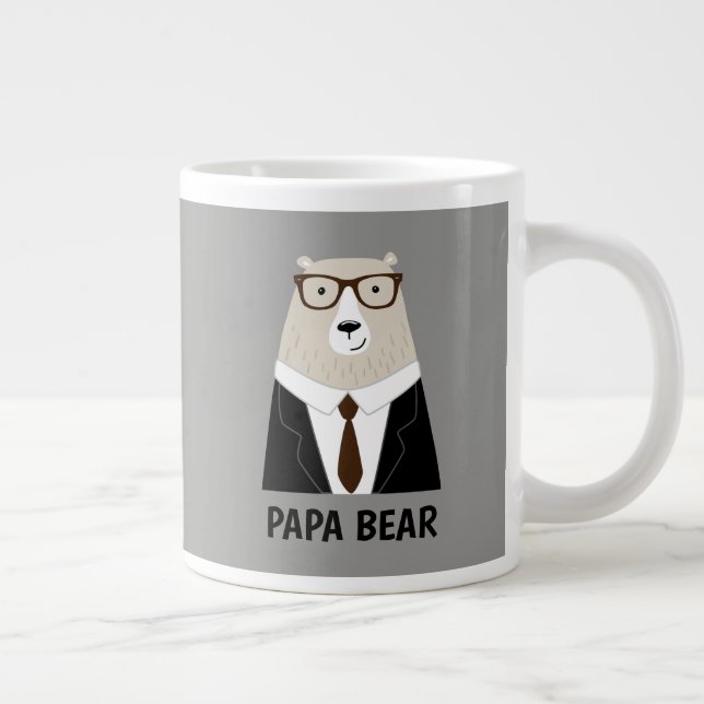 Mug spécial cadeau de la fête des pères Ourson Pap (Droite)
