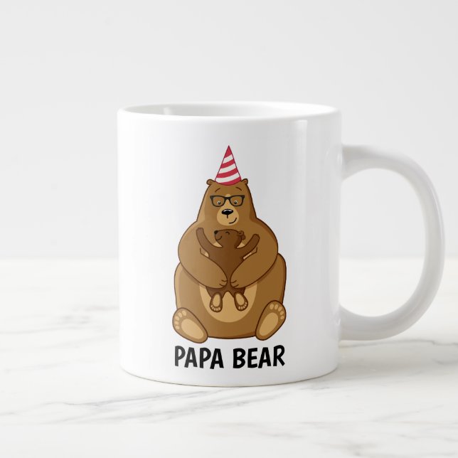 Mug spécial cadeau de la fête des pères Ourson Pap (Droite)