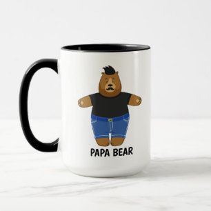Mug spécial cadeau de la fête des pères Ourson Pap