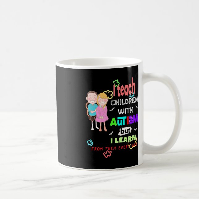 Mug Spécial Ed SPED Professeur Enseigner Cool Autisme  (Droite)