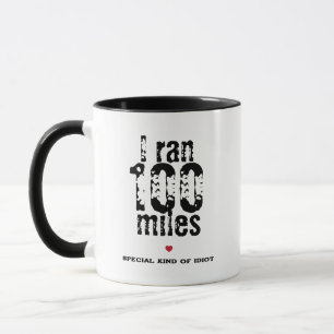 Mug Spécial idiot ultra-marathon course à pied drôle
