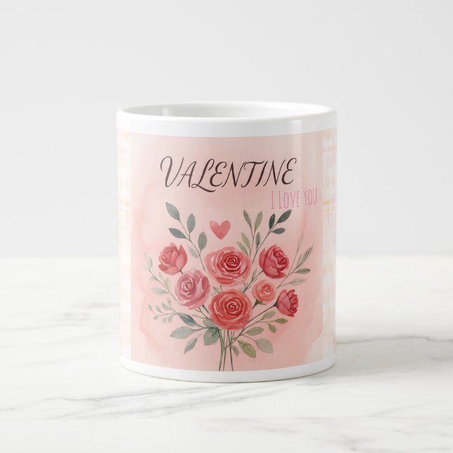 Mug spécial Saint-Valentin, je t'aime (Devant)