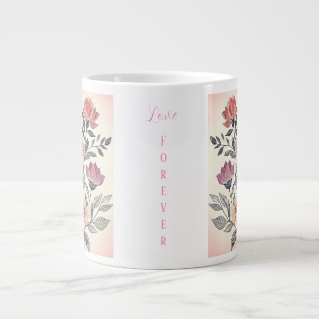 Mug spécialisé Amour pour toujours (Devant)