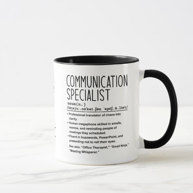 Mug Spécialiste de la communication (Droite)