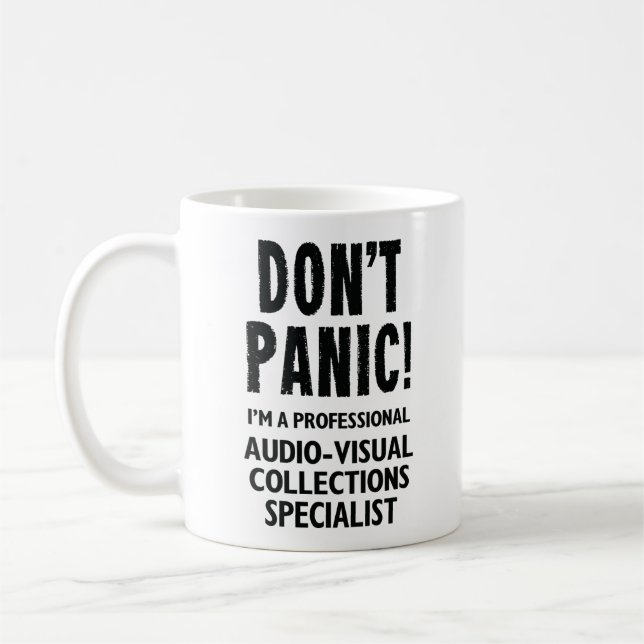 Mug Spécialiste des collections audiovisuelles (Gauche)