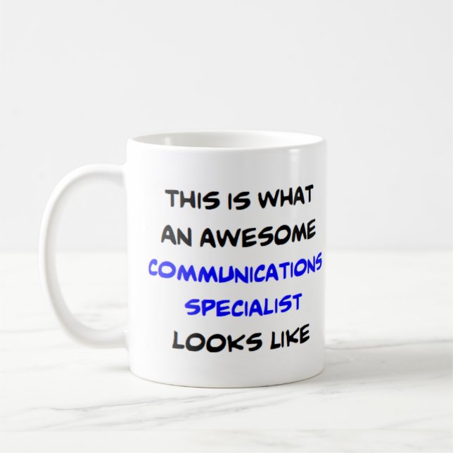Mug spécialiste des communications, génial (Gauche)