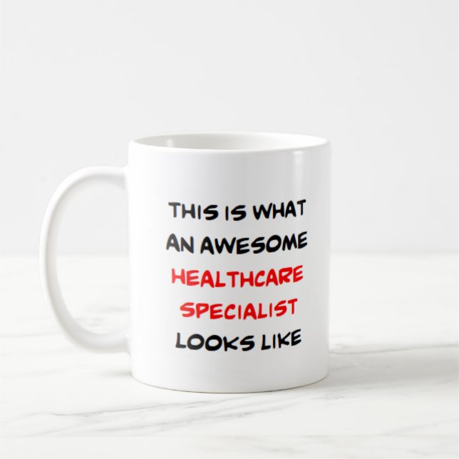 Mug spécialiste des soins de santé, génial (Gauche)