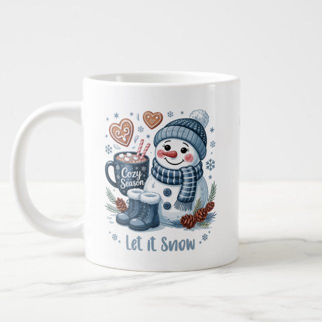 Mug Spécialité Bonhomme de Neige (Gauche)