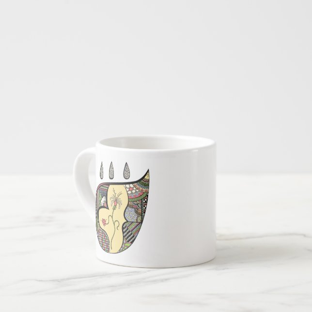 Mug Spécialité Une Fleur à l'Intérieur (Devant gauche)