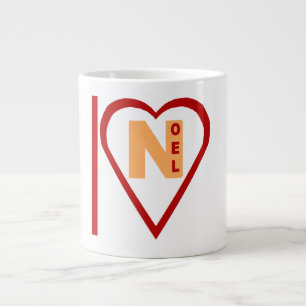 Mug Specialty  Jumbo blanche  ILOVE NOEL