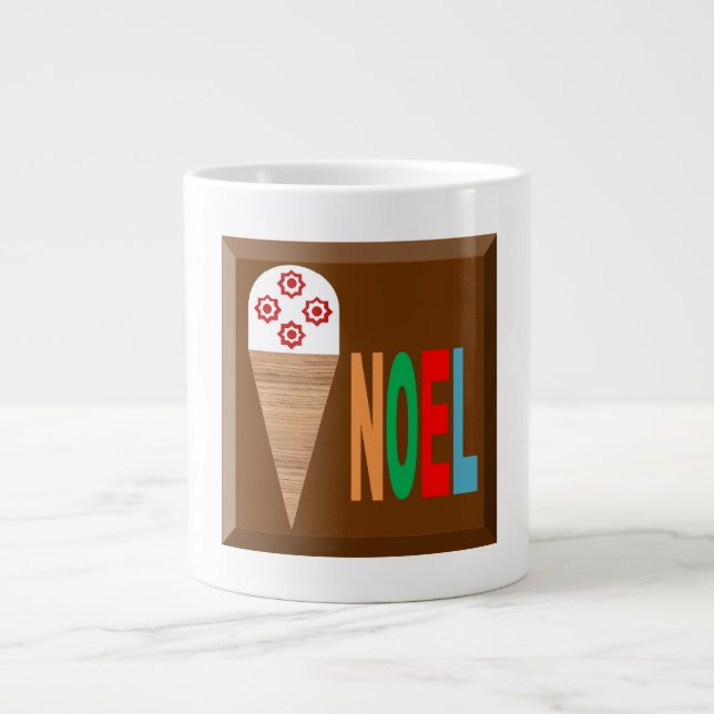 Mug Specialty  Jumbo  Design  CHOCOLAT GLACE  NOEL (Devant)