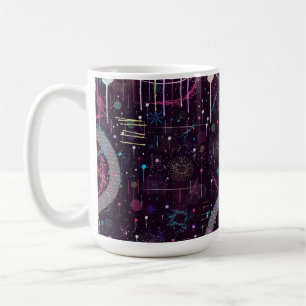 Mug Spectacle de feux d'artifice : Art abstrait 