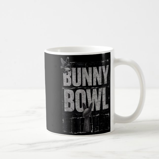 Mug Spectacle de la mi-temps drôle de Bunny Bowl 2026  (Droite)