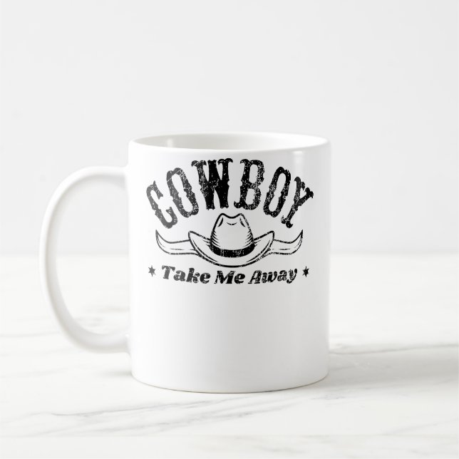 Mug Spectacle de Rodéo Cowboy Emmène-moi Ailleurs Pour (Gauche)