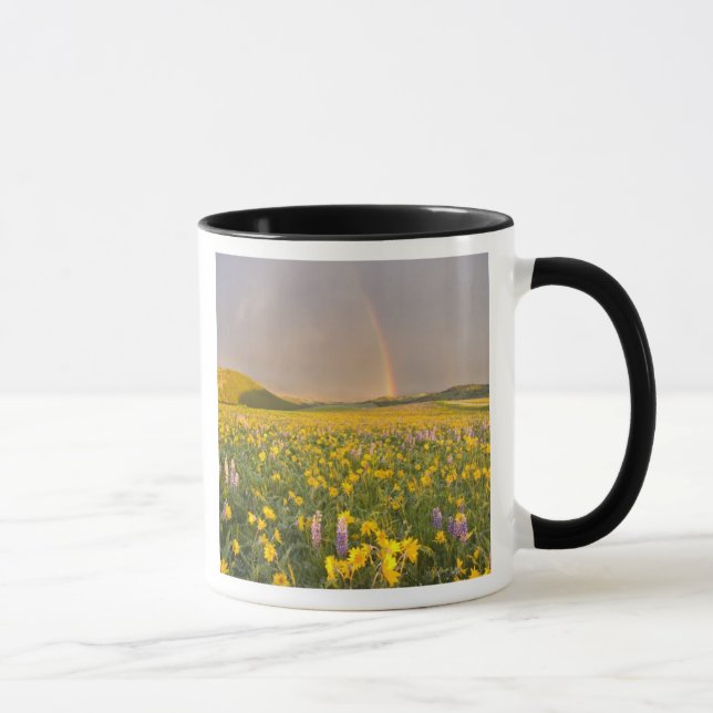 Mug Spectaculaire prairie fleur sauvage au lever du jo (Droite)