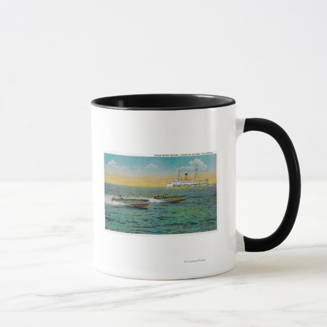 Mug Speed Boating en Catalina Island, Californie (Droite)