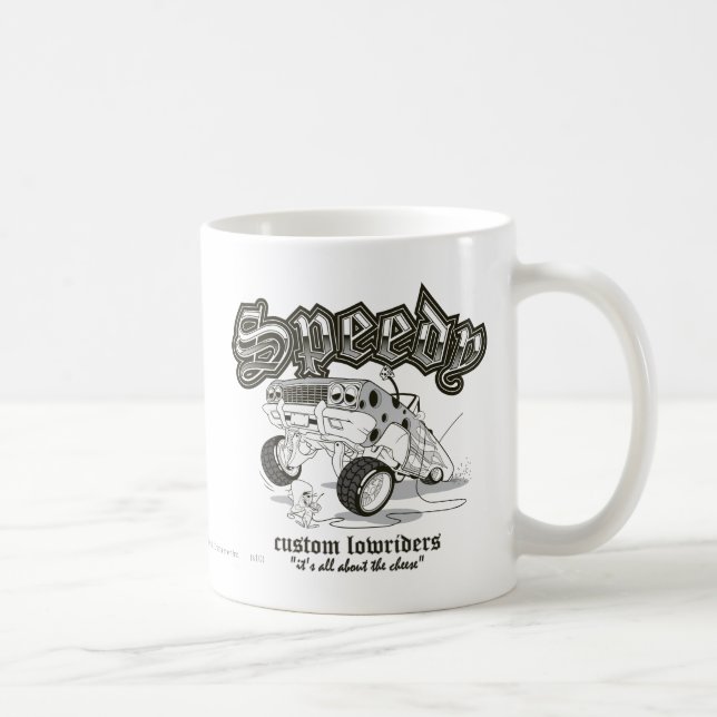 Mug SPEEDGE GONZALES™ Custom Lowriders B/W (Droite)