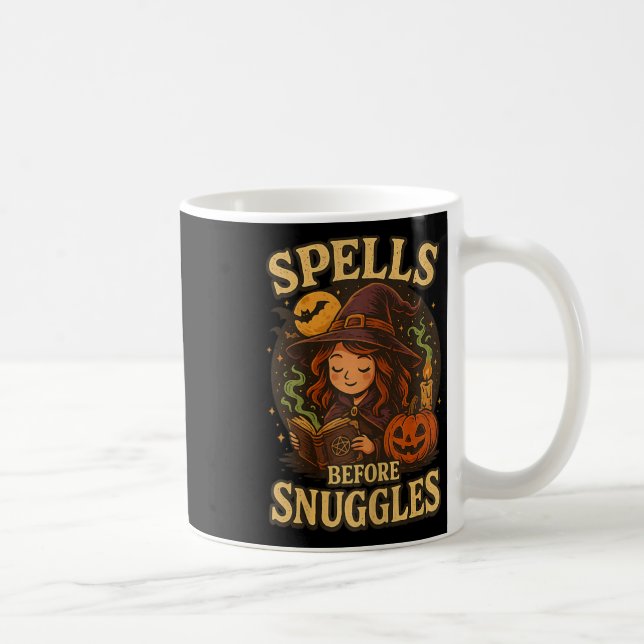 Mug Spells avant les coups sorcier Halloween Lecture F (Droite)