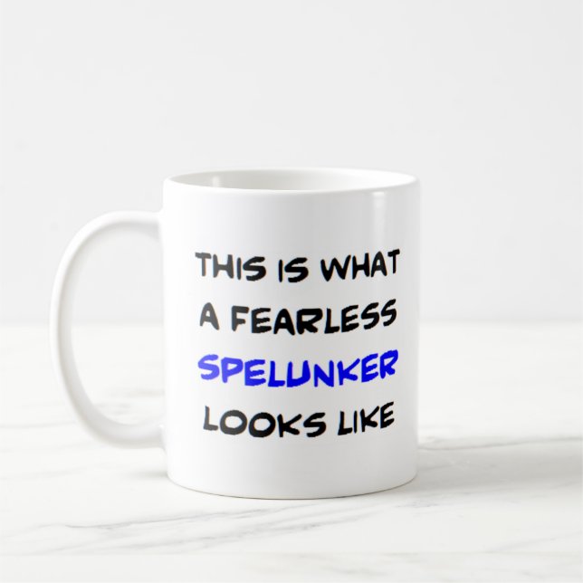 Mug spelunker, sans peur (Gauche)