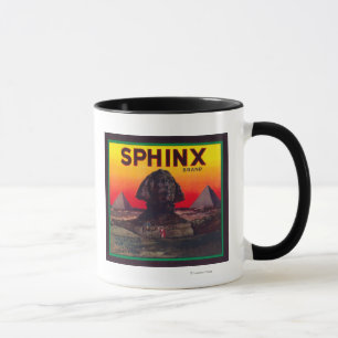 Mug Sphinx LabelLindsay orange, CA