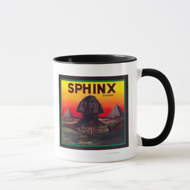Mug Sphinx Orange LabelLindsay, CA (Droite)