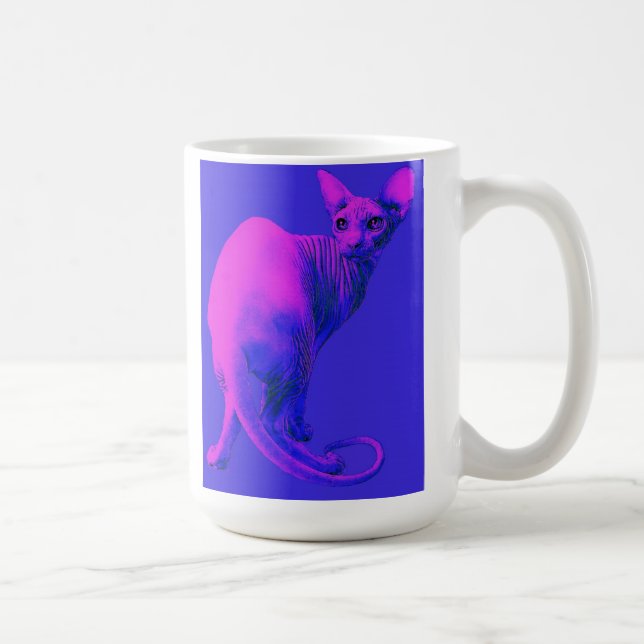 Mug sphynx chat-rose (Droite)