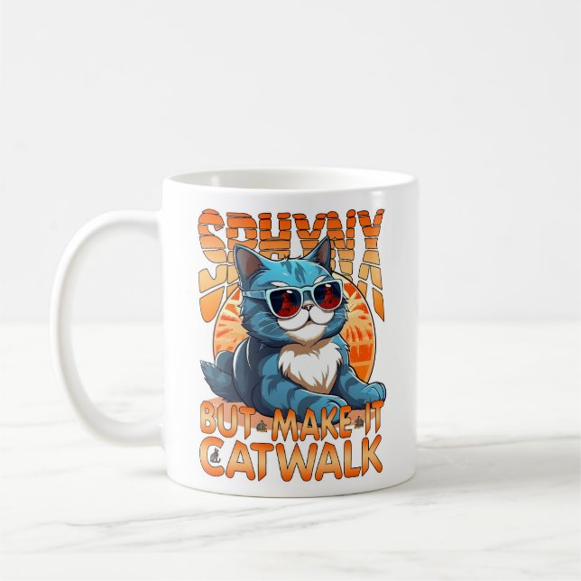 Mug Sphynx, mais en faire un pied (Gauche)