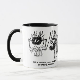 Mug Spider Makes a Jumper Instead of a Web
