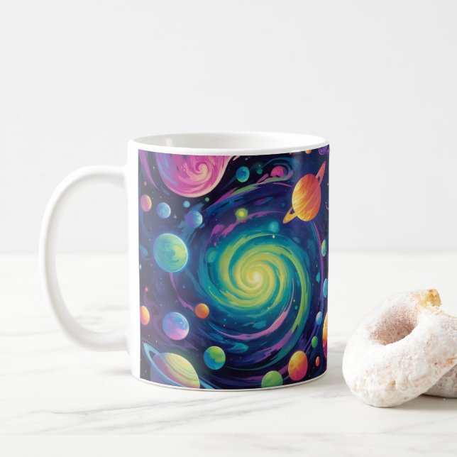 Mug Spin planétaire (Avec donut)