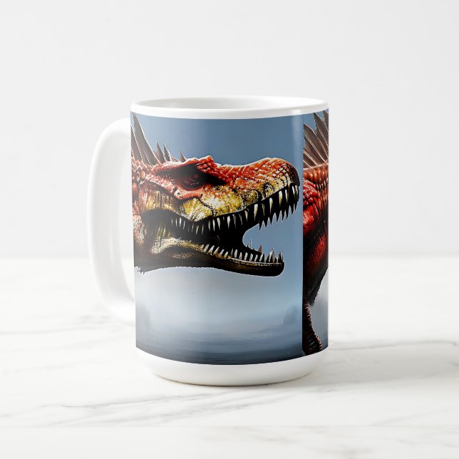 Mug Spinosaurus Dinosaure, (Devant gauche)