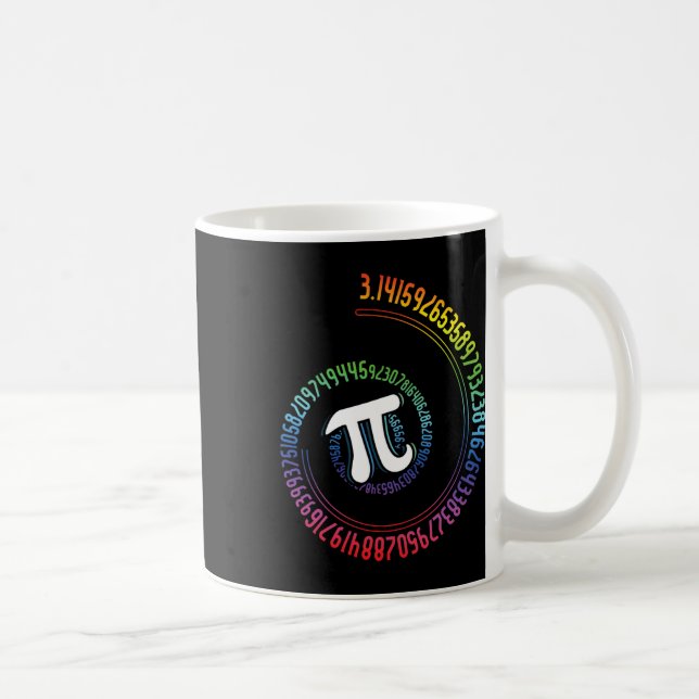 Mug Spiral Arc-en-ciel Nerd Math Geek Mathématicien Jo (Droite)