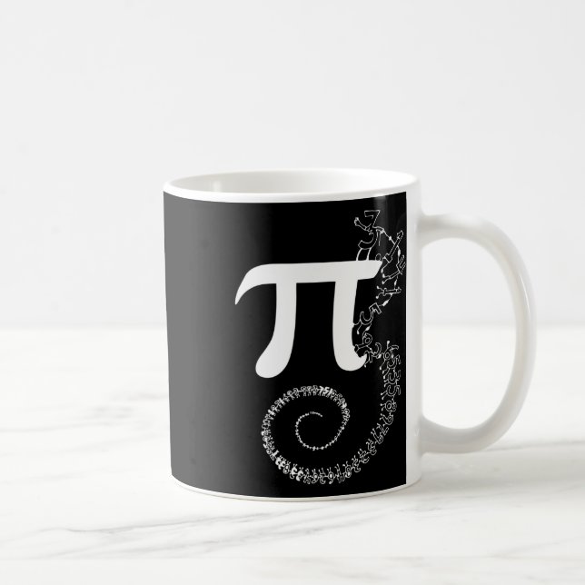 Mug Spiral Pi Math Funny Pi Day 3.14 Math Equation Gif (Droite)