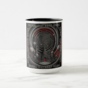 Mug Spiral Sortir Continuer - Outil Art Rétro