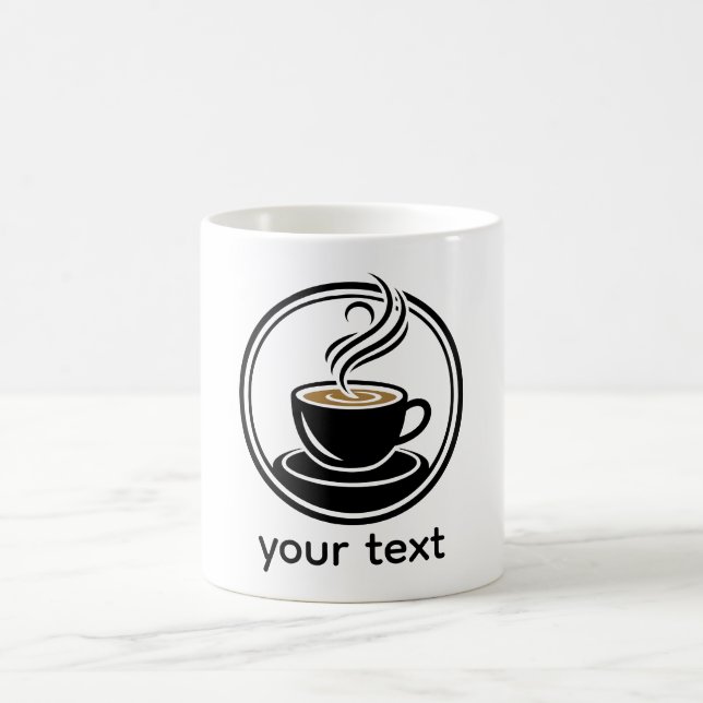 Mug Spirale Dorée dans les Ténèbres – Design Minimalis (Centre)