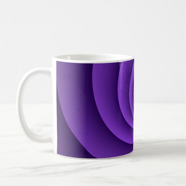 Mug Spirales Arrière - plans Abstraites douces IV (Gauche)