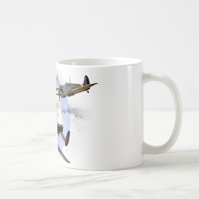 Mug Spitfire et Lancaster (Droite)