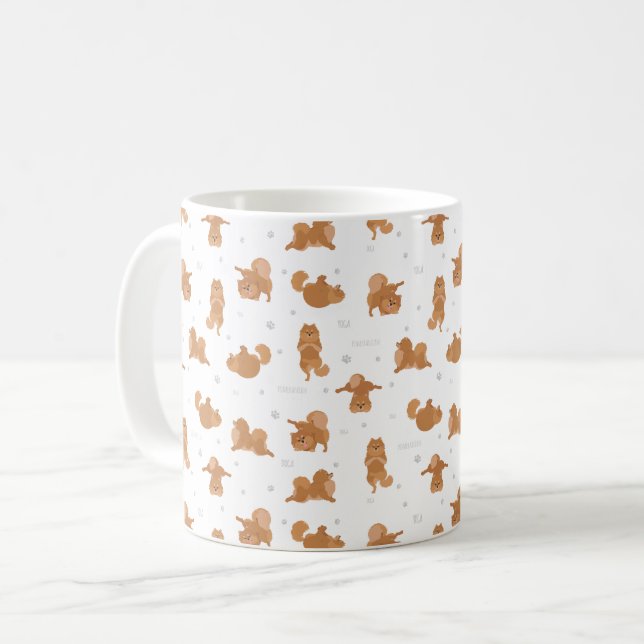 Mug Spitz Pomeranian (Devant gauche)
