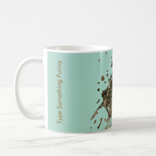 Mug Splash Vert Pastel Personnalisé