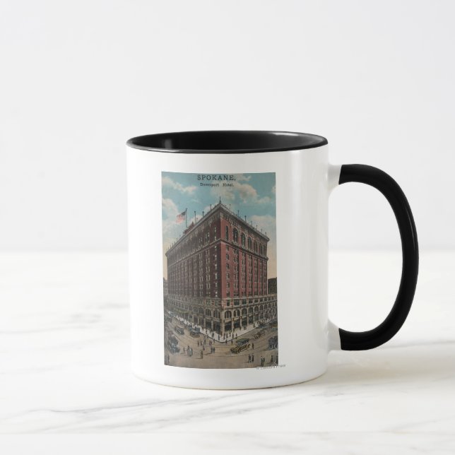 Mug Spokane, WA - Vue de l'hôtel Davenport (Droite)