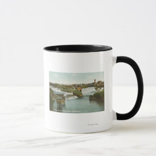 Mug Spokane, WA - Vue de Middle Falls & River