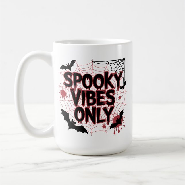 Mug Spooky Vibes Only Aesthetic Design-67503 (Gauche)