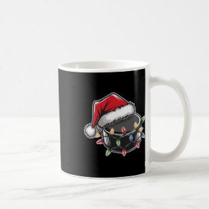 Mug Sport Balle de Hockey Lumières de Noël Chapeau de