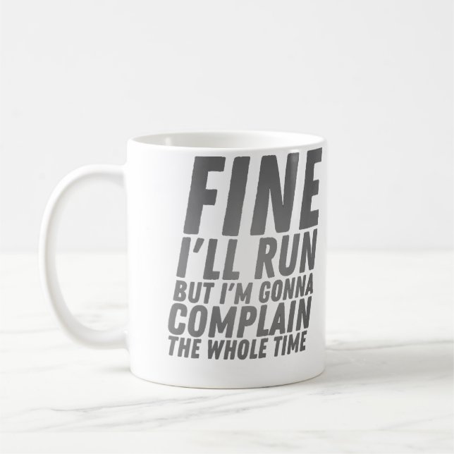 Mug Sport de course et de jogging amusant (Gauche)
