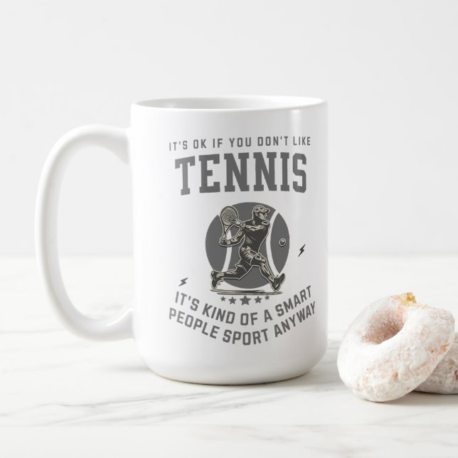 Mug Sport de tennis Smart Retro (Avec donut)