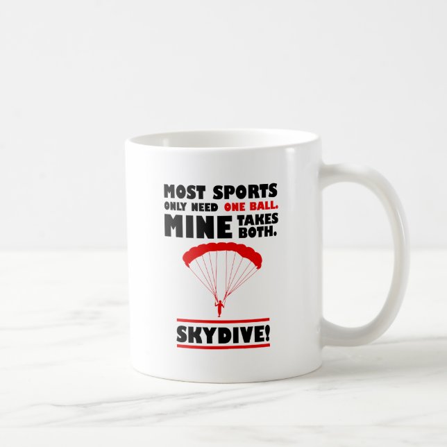 Mug sport et skydive, Mine prend les deux (Droite)