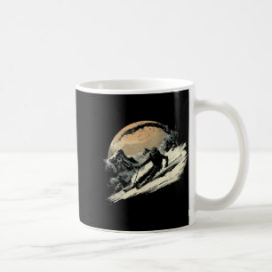 Mug sports de ski alpin hiver skieur ski