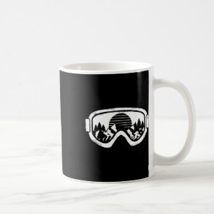 Mug Sports d'hiver Ski snowboard Snow Landscape Goggin
