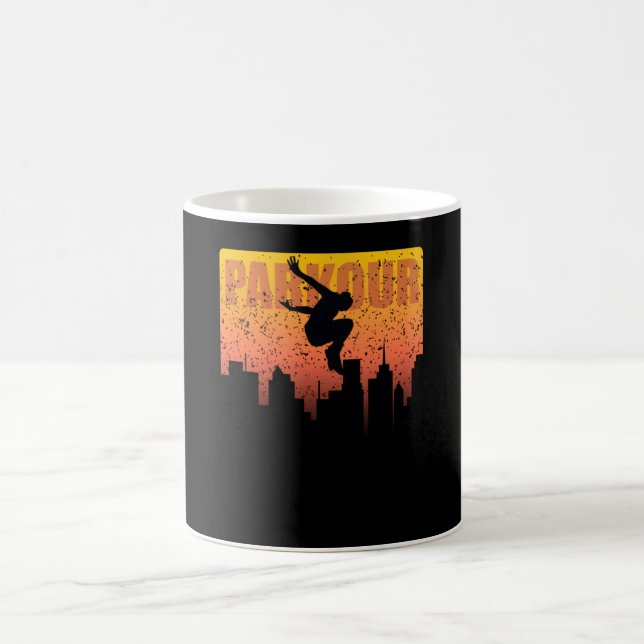 Mug Sports urbains Parkour Street Jumper Skyline Flyer (Centre)