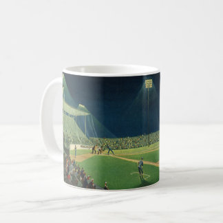 Mug Sports Vintage, Match de Baseball de Nuit